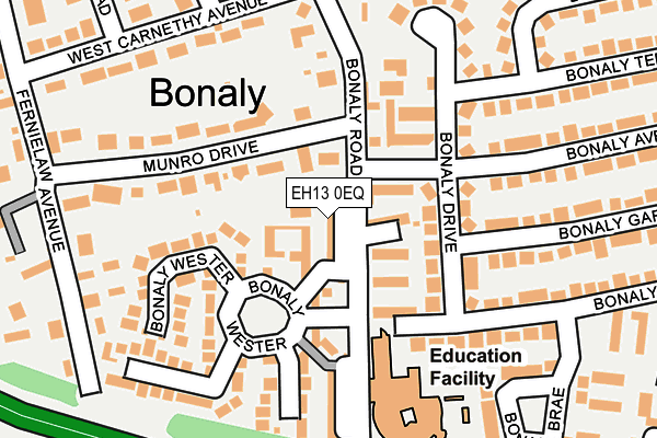 EH13 0EQ map - OS OpenMap – Local (Ordnance Survey) EH13 0EQ map - OS OpenMap – Local (Ordnance Survey)