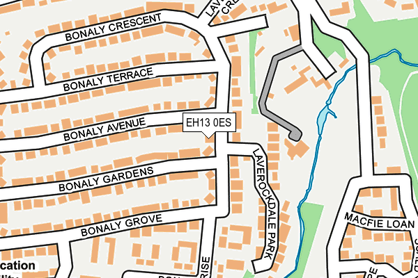 EH13 0ES map - OS OpenMap – Local (Ordnance Survey) EH13 0ES map - OS OpenMap – Local (Ordnance Survey)