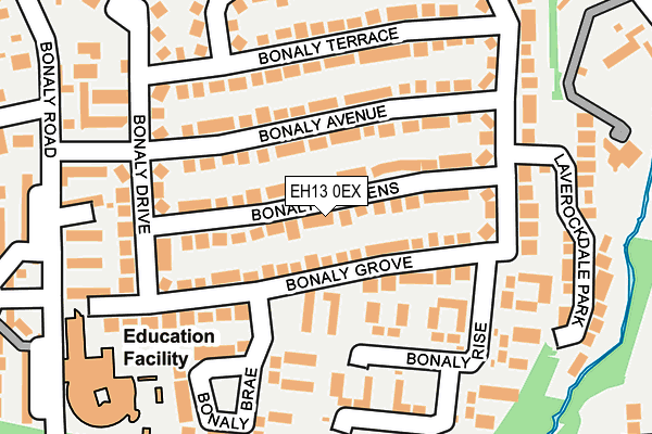 EH13 0EX map - OS OpenMap – Local (Ordnance Survey) EH13 0EX map - OS OpenMap – Local (Ordnance Survey)