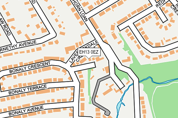 EH13 0EZ map - OS OpenMap – Local (Ordnance Survey) EH13 0EZ map - OS OpenMap – Local (Ordnance Survey)