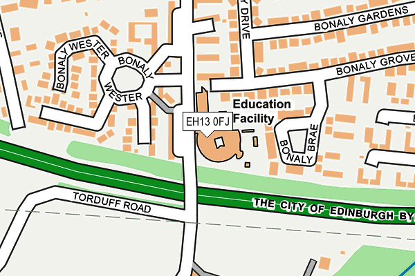 EH13 0FJ map - OS OpenMap – Local (Ordnance Survey) EH13 0FJ map - OS OpenMap – Local (Ordnance Survey)
