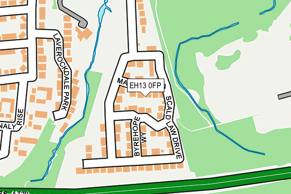 EH13 0FP map - OS OpenMap – Local (Ordnance Survey) EH13 0FP map - OS OpenMap – Local (Ordnance Survey)