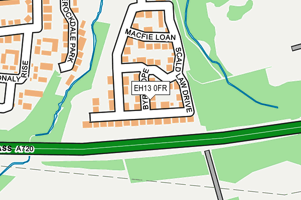 EH13 0FR map - OS OpenMap – Local (Ordnance Survey) EH13 0FR map - OS OpenMap – Local (Ordnance Survey)