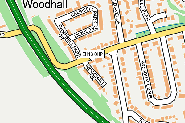 EH13 0HP map - OS OpenMap – Local (Ordnance Survey) EH13 0HP map - OS OpenMap – Local (Ordnance Survey)