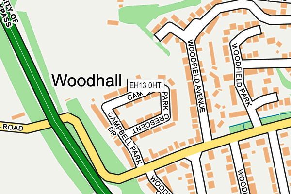 EH13 0HT map - OS OpenMap – Local (Ordnance Survey) EH13 0HT map - OS OpenMap – Local (Ordnance Survey)