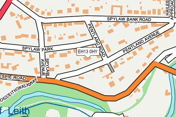 EH13 0HY map - OS OpenMap – Local (Ordnance Survey) EH13 0HY map - OS OpenMap – Local (Ordnance Survey)
