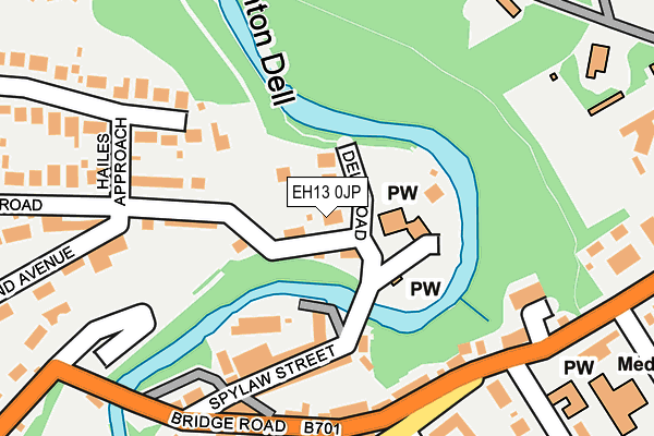EH13 0JP map - OS OpenMap – Local (Ordnance Survey) EH13 0JP map - OS OpenMap – Local (Ordnance Survey)