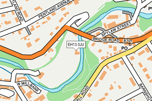 EH13 0JU map - OS OpenMap – Local (Ordnance Survey) EH13 0JU map - OS OpenMap – Local (Ordnance Survey)
