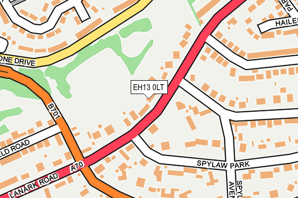 EH13 0LT map - OS OpenMap – Local (Ordnance Survey) EH13 0LT map - OS OpenMap – Local (Ordnance Survey)