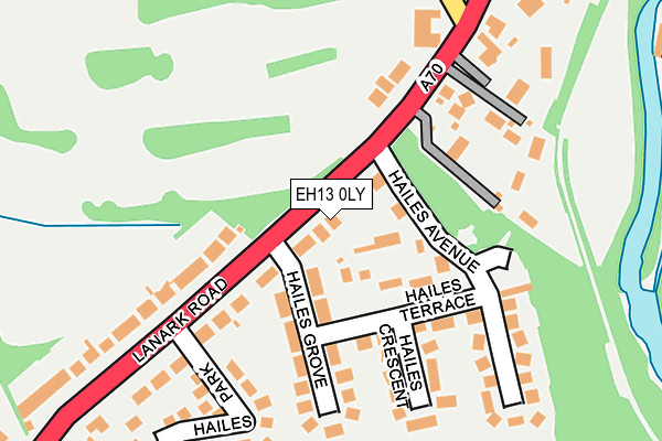 EH13 0LY map - OS OpenMap – Local (Ordnance Survey) EH13 0LY map - OS OpenMap – Local (Ordnance Survey)