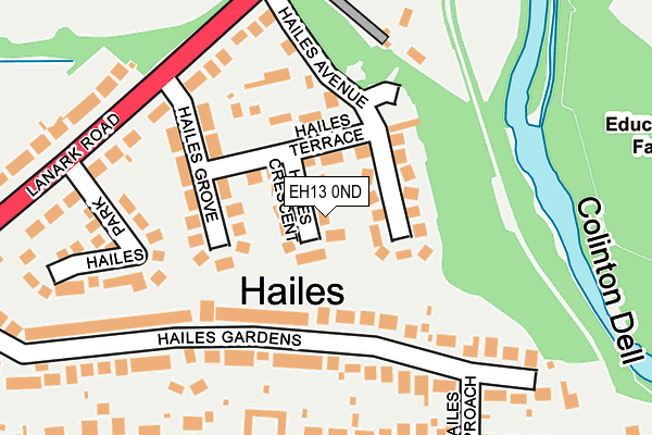 EH13 0ND map - OS OpenMap – Local (Ordnance Survey) EH13 0ND map - OS OpenMap – Local (Ordnance Survey)