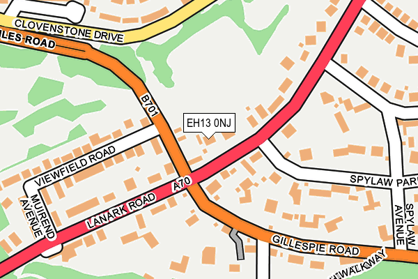 EH13 0NJ map - OS OpenMap – Local (Ordnance Survey) EH13 0NJ map - OS OpenMap – Local (Ordnance Survey)
