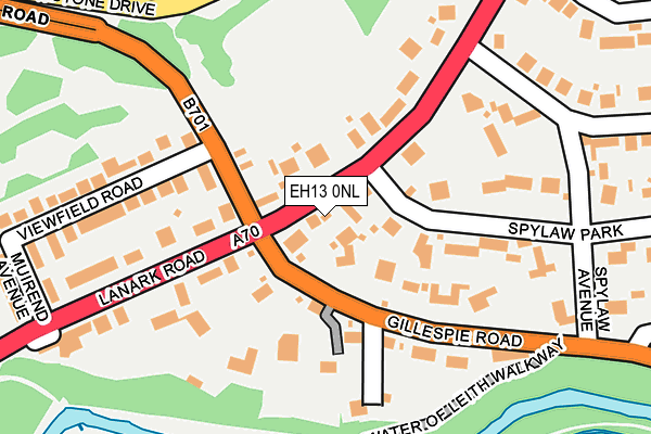 EH13 0NL map - OS OpenMap – Local (Ordnance Survey) EH13 0NL map - OS OpenMap – Local (Ordnance Survey)