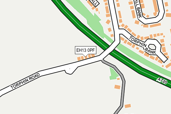EH13 0PF map - OS OpenMap – Local (Ordnance Survey) EH13 0PF map - OS OpenMap – Local (Ordnance Survey)