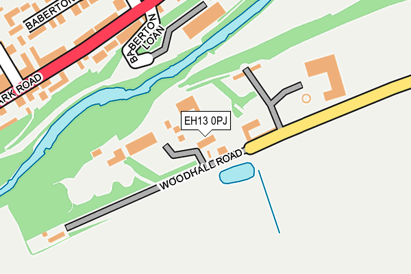EH13 0PJ map - OS OpenMap – Local (Ordnance Survey) EH13 0PJ map - OS OpenMap – Local (Ordnance Survey)