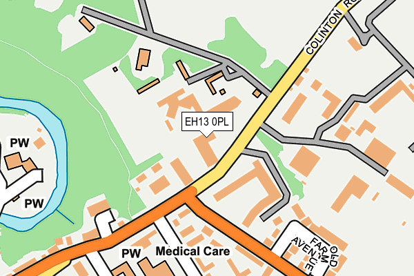 EH13 0PL map - OS OpenMap – Local (Ordnance Survey) EH13 0PL map - OS OpenMap – Local (Ordnance Survey)