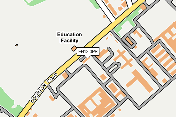 EH13 0PR map - OS OpenMap – Local (Ordnance Survey) EH13 0PR map - OS OpenMap – Local (Ordnance Survey)