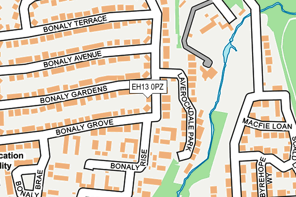 EH13 0PZ map - OS OpenMap – Local (Ordnance Survey) EH13 0PZ map - OS OpenMap – Local (Ordnance Survey)