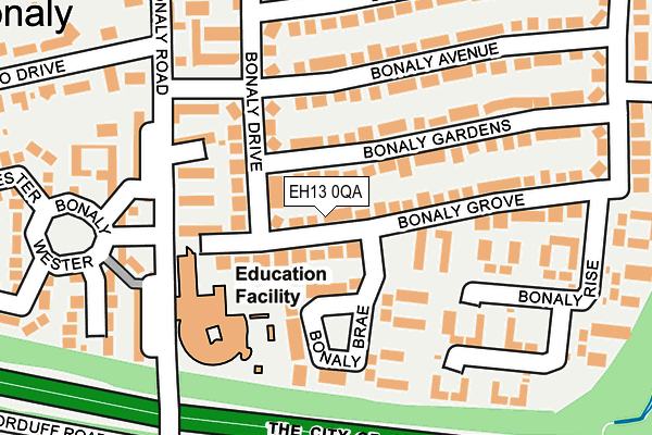 EH13 0QA map - OS OpenMap – Local (Ordnance Survey) EH13 0QA map - OS OpenMap – Local (Ordnance Survey)