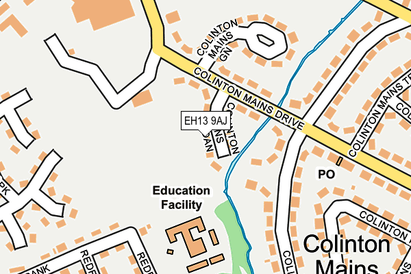 EH13 9AJ map - OS OpenMap – Local (Ordnance Survey) EH13 9AJ map - OS OpenMap – Local (Ordnance Survey)