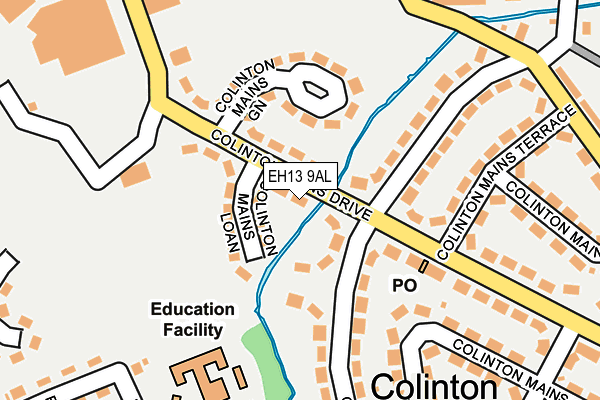EH13 9AL map - OS OpenMap – Local (Ordnance Survey) EH13 9AL map - OS OpenMap – Local (Ordnance Survey)