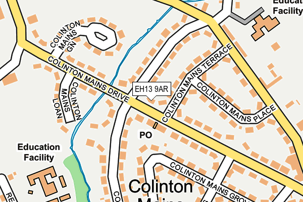 EH13 9AR map - OS OpenMap – Local (Ordnance Survey) EH13 9AR map - OS OpenMap – Local (Ordnance Survey)