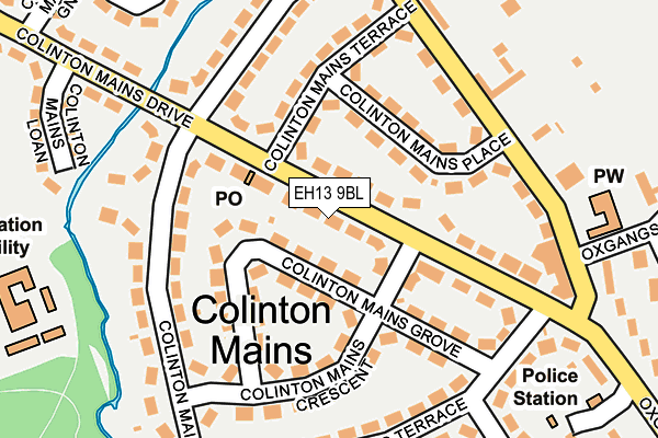 EH13 9BL map - OS OpenMap – Local (Ordnance Survey) EH13 9BL map - OS OpenMap – Local (Ordnance Survey)