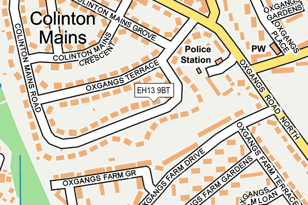 EH13 9BT map - OS OpenMap – Local (Ordnance Survey) EH13 9BT map - OS OpenMap – Local (Ordnance Survey)