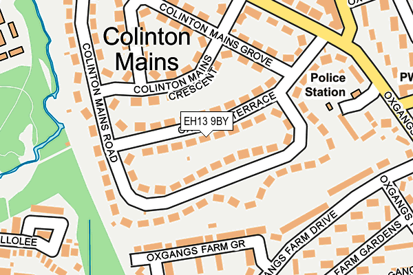 EH13 9BY map - OS OpenMap – Local (Ordnance Survey) EH13 9BY map - OS OpenMap – Local (Ordnance Survey)