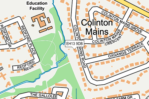 EH13 9DB map - OS OpenMap – Local (Ordnance Survey) EH13 9DB map - OS OpenMap – Local (Ordnance Survey)