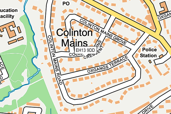 EH13 9DD map - OS OpenMap – Local (Ordnance Survey) EH13 9DD map - OS OpenMap – Local (Ordnance Survey)
