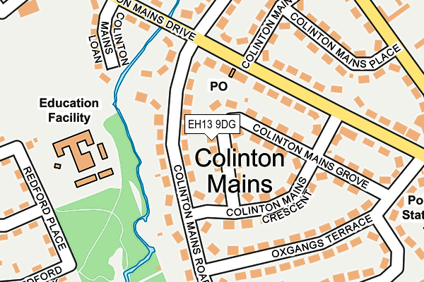 EH13 9DG map - OS OpenMap – Local (Ordnance Survey) EH13 9DG map - OS OpenMap – Local (Ordnance Survey)