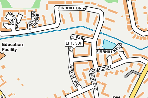 EH13 9DP map - OS OpenMap – Local (Ordnance Survey) EH13 9DP map - OS OpenMap – Local (Ordnance Survey)