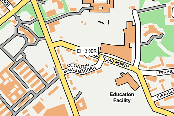 EH13 9DR map - OS OpenMap – Local (Ordnance Survey) EH13 9DR map - OS OpenMap – Local (Ordnance Survey)
