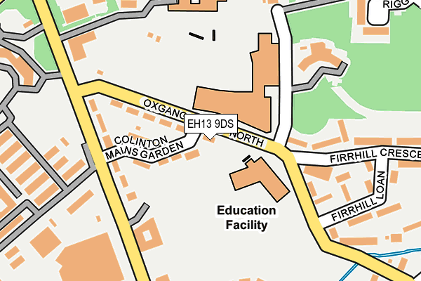 EH13 9DS map - OS OpenMap – Local (Ordnance Survey) EH13 9DS map - OS OpenMap – Local (Ordnance Survey)