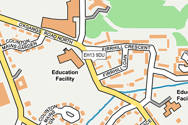 EH13 9DU map - OS OpenMap – Local (Ordnance Survey) EH13 9DU map - OS OpenMap – Local (Ordnance Survey)