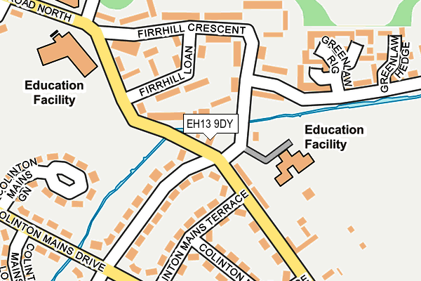 EH13 9DY map - OS OpenMap – Local (Ordnance Survey) EH13 9DY map - OS OpenMap – Local (Ordnance Survey)