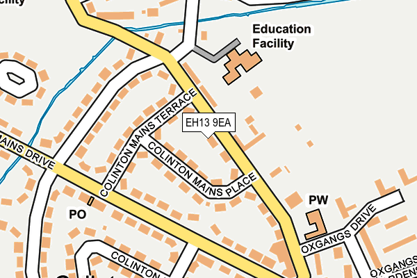 EH13 9EA map - OS OpenMap – Local (Ordnance Survey) EH13 9EA map - OS OpenMap – Local (Ordnance Survey)