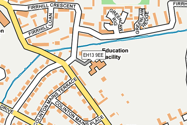 EH13 9EE map - OS OpenMap – Local (Ordnance Survey) EH13 9EE map - OS OpenMap – Local (Ordnance Survey)