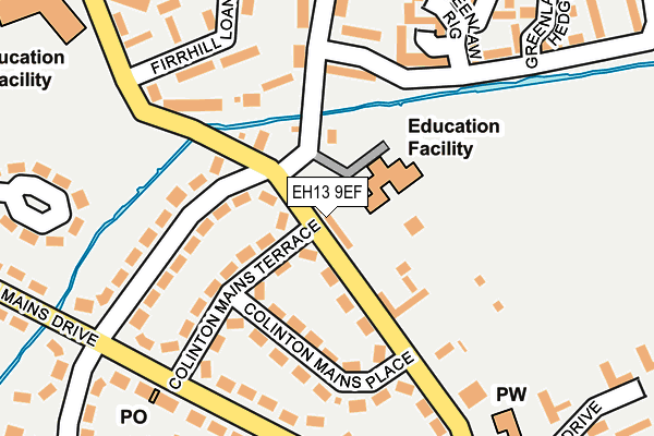 EH13 9EF map - OS OpenMap – Local (Ordnance Survey) EH13 9EF map - OS OpenMap – Local (Ordnance Survey)
