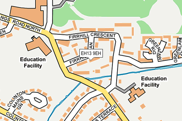 EH13 9EH map - OS OpenMap – Local (Ordnance Survey) EH13 9EH map - OS OpenMap – Local (Ordnance Survey)