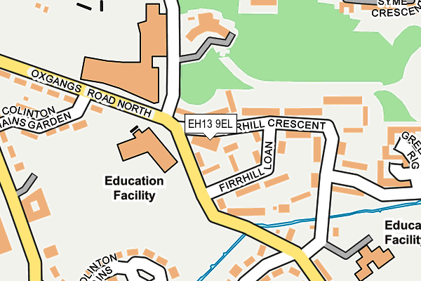EH13 9EL map - OS OpenMap – Local (Ordnance Survey) EH13 9EL map - OS OpenMap – Local (Ordnance Survey)