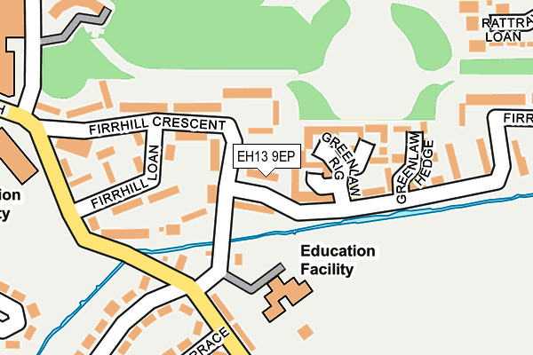 EH13 9EP map - OS OpenMap – Local (Ordnance Survey) EH13 9EP map - OS OpenMap – Local (Ordnance Survey)