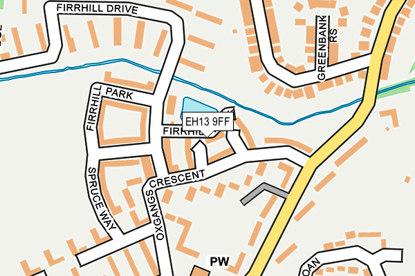 EH13 9FF map - OS OpenMap – Local (Ordnance Survey) EH13 9FF map - OS OpenMap – Local (Ordnance Survey)
