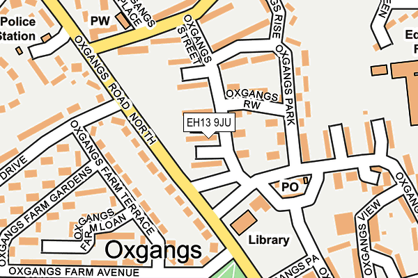 EH13 9JU map - OS OpenMap – Local (Ordnance Survey) EH13 9JU map - OS OpenMap – Local (Ordnance Survey)