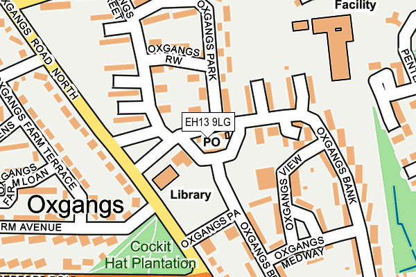 EH13 9LG map - OS OpenMap – Local (Ordnance Survey) EH13 9LG map - OS OpenMap – Local (Ordnance Survey)