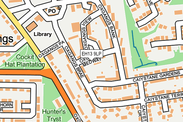EH13 9LP map - OS OpenMap – Local (Ordnance Survey) EH13 9LP map - OS OpenMap – Local (Ordnance Survey)