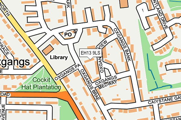 EH13 9LS map - OS OpenMap – Local (Ordnance Survey) EH13 9LS map - OS OpenMap – Local (Ordnance Survey)