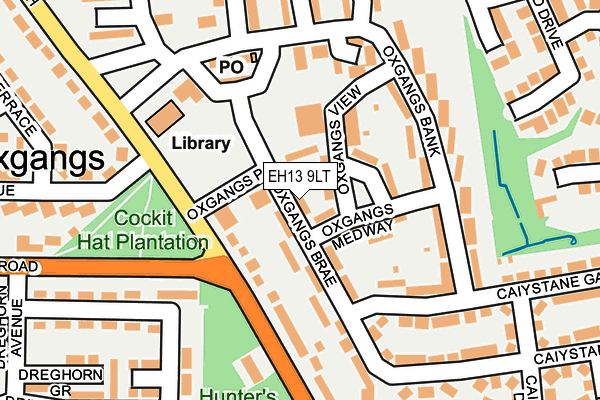 EH13 9LT map - OS OpenMap – Local (Ordnance Survey) EH13 9LT map - OS OpenMap – Local (Ordnance Survey)