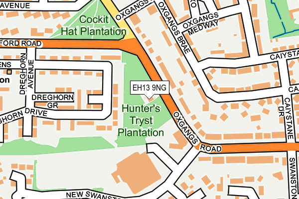 EH13 9NG map - OS OpenMap – Local (Ordnance Survey) EH13 9NG map - OS OpenMap – Local (Ordnance Survey)